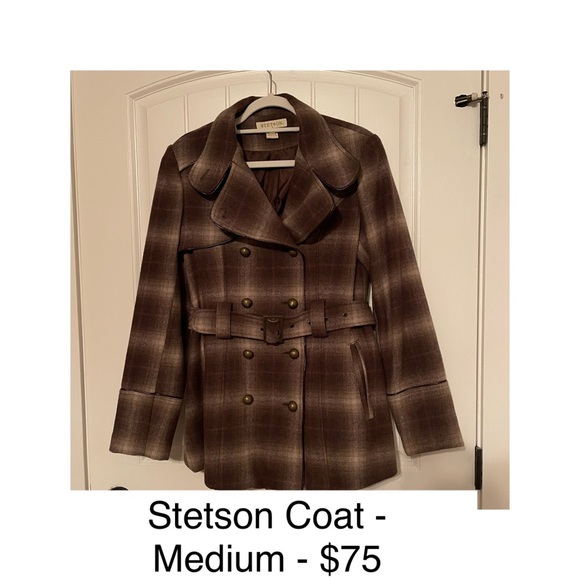 STETSON   Western flare lined  belted Med jacket. - Picture 4 of 10